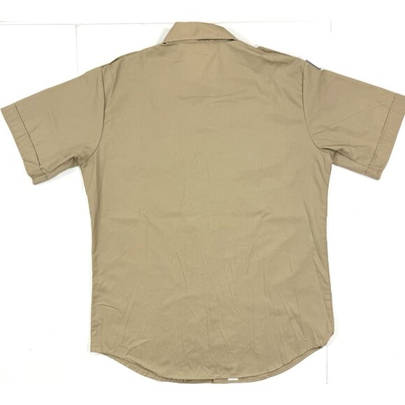 Vintage Boy Scouts Of America Mens Official Uniform Shirt Size Large Made In USA - Picture 3 of 10